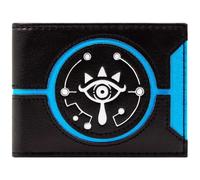 Hyrule Zelda Breath of The Wild Sheikah Schatten-Volk Emblem Geldbörse/Geldbeutel Klapp ID & Kartenhalter, Schwarz