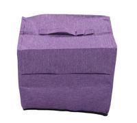 Hyuduo Serger Abdeckung, Wasserdichtes Oxford-Gewebe, 31x28x31 Cm Größe | Overlockmaschine, Wasserdichtes Oxford-Gewebe, Nähzimmer, Seitentaschen, Beutel, Kompatibel mit Janome Bernina