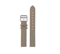 HYUOIND Kompatibel mit Hermes Uhrenarmband Damen Leder 21 H schwarz quadratisch dünn bequem weiches Rindsleder Armband 14mm 16mm 18mm 20mm(Grey Silver,18mm)