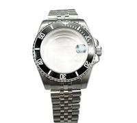 Hyuwdai 1 x 40 mm Herrenuhr NH35 NH36 Gehäuse Saphir-Edelstahlgehäuse modifiziertes mechanisches Gehäuse, Nr. 14, Dense bottom