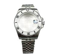 Hyuwdai 1 x 40 mm Herrenuhr NH35 NH36 Gehäuse Saphir-Edelstahlgehäuse modifiziertes mechanisches Gehäuse, Nr. 17, Dense bottom