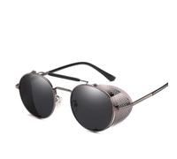 HYYZZC Klassische ovale Sonnenbrille für Damen, modisches Design, minimalistische Retro-Sonnenbrille, UV400-Schutz, klar-grün, Einheitsgröße