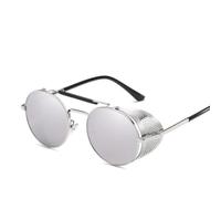 HYYZZC Klassische ovale Sonnenbrille für Damen, modisches Design, minimalistische Retro-Sonnenbrille, UV400, klar-grün, Einheitsgröße