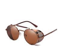 HYYZZC Klassische ovale Sonnenbrille für Damen und Herren, minimalistisches Design, Retro-Stil, UV400, Schwarz, Einheitsgröße