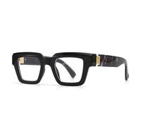 HYYZZC Modische quadratische Luxus-Sonnenbrille für Damen und Herren im Vintage-Stil mit Farbverlauf in Bonbonfarben. Einheitsgröße.