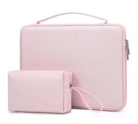 HYZUO 13,3-14 Zoll Hartschalen Laptophülle für MacBook Pro 14 M5/M4/M3/M2/M1 A3426 A3427, MacBook Pro/Air 13, Dell Pro 13/14 Premium, 13,8"-13,5" Surface Laptop, HP Spectre X360 13/14, Blassrosa