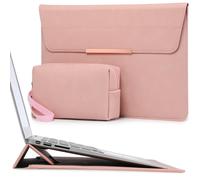 HYZUO 13,3-14 Zoll Laptop Hülle Tasche mit Ständer für MacBook Pro 14 M5/M4/M3/M2/M1 2026-2021, MacBook Air/Pro 13,3, 13,8-13,5 Surface Laptop, HP Spectre X360 13/14, Envy 13, Rosa(Smiley)