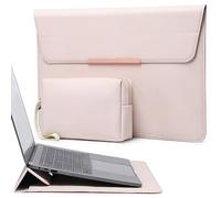 HYZUO 13,3-14 Zoll Laptophülle Tasche mit Ständer für MacBook Pro 14 M5/M4/M3/M2/M1 A3426 A3427 2026-2021, MacBook Air/Pro 13,3, 13,8-13,5 Surface Laptop, HP Spectre X360 13/14, Aprikose(Smiley)