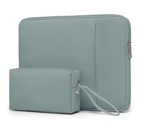 HYZUO 14-15 Zoll Laptop Tasche Set für MacBook Air 15 M4 M3 M2, MacBook Pro 15, 15" Surface Laptop, XPS 15 Plus, Laptophülle Schutzhülle für 14" Dell HP Lenovo ThinkPad Asus Huawei, Aschblau