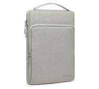 HYZUO 14-15 Zoll Laptoptasche Hülle für MacBook Air 15 M4 M3 M2, MacBook Pro 15, XPS 14/15 Plus, 15" Surface Laptop, Notebooktasche für 14" Dell HP Lenovo ThinkPad Asus Acer Huawei, Hellgrau
