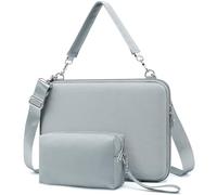 HYZUO 17-17,3 Zoll Hartschalen Hülle Laptoptasche Handtasche, Aschblau | für HP Envy/OMEN 17, LenovoThinkPad P16, ASUS ZenBook Pro/VivoBook Pro 17, Dell Alienware M17,LG gram 17,Razer Blade 17