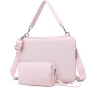 HYZUO 17-17,3 Zoll Hartschalen Hülle Laptoptasche Handtasche, Blassrosa | für HP Envy/OMEN 17, LenovoThinkPad P16, ASUS ZenBook Pro/VivoBook Pro 17, Dell Alienware M17,LG gram 17,Razer Blade 17