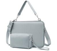 HYZUO 17-17,3 Zoll Hartschalen Laptophülle für HP Envy/OMEN 17, LenovoThinkPad P16, ASUS ZenBook Pro/VivoBook Pro 17, Dell Alienware M17, LG gram 17, Razer Blade 17, Aschblau