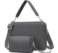 HYZUO 17-17,3 Zoll Hartschalen Laptophülle für HP Envy/OMEN 17, LenovoThinkPad P16, ASUS ZenBook Pro/VivoBook Pro 17, Dell Alienware M17, LG gram 17, Razer Blade 17, Weltraum Grau