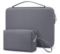 HYZUO 17-17,3 Zoll Hartschalen Laptophülle Tasche, Weltraum Grau | für 17" 17,3" HP/Dell/ASUS/Acer/Lenovo/LG/Toshiba/MSI Gaming Laptop/Razer Blade 17/18, Laptop Schutzhülle für Männer Frauen