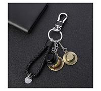 Hzdmfgs Cartoon Schlüsselbund Cartoon One Piece King Navigation Schlüsselanhänger Zubehör Lu Fei Strohhut um Schlüsselanhänger Metall Männer und Frauen Kleines Geschenk Schlüsselanhänger (Color : 1)