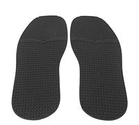 Hztyyier 1 Paar Sohle, Schuhunterseite, Komplette Sohlenreparatur, Ersatz, Rutschfester, Gummierter Schuhsohlenschutz für die Reparatur von Schuhen(Schwarz)