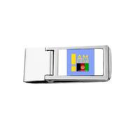 I Am from Afghanistan Art Deco Fashion Slim Money Clip Stainless Holder Pocket Wallet