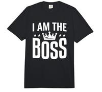 I Am The Boss Funny Saying Quotes Humor Comfort Colors Adult Heavyweight T-Shirt