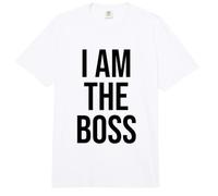 I am the Boss Women Big Sister Im Not Bossy Im the Boss Mom Comfort Colors Adult Heavyweight T-Shirt
