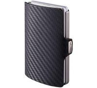 I-CLIP - Kreditkartenetui Original Carbon Silver-Black SCHWARZ