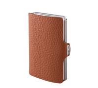 I-CLIP Kreditkartenetui Original Pure silver/nut