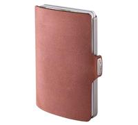 I-CLIP - Kreditkartenetui Original Soft Touch Silver-Oak BRAUN