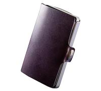 I-CLIP Titan Ultraleichtes High-End Kreditkartenetui Mit Austauschbarer Geldklammer - Langlebiger Kartenhalter - Portemonnaie - Geldbörse - Satiniert Cordovan Bordeaux