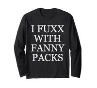 I Fuxx with Fanny Packs Lustige Retro-Festival-Hüfttasche Fanny Langarmshirt