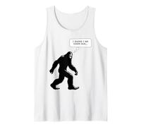 I Guess I Am Kinda Sus - Funny Suspicious Bigfoot Graphic Tank Top