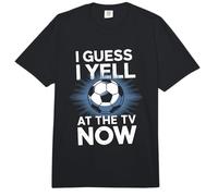 I Guess I Yell At The TV Now Fußball Fan Sport Fußball Comfort Colors Adult Heavyweight T-Shirt