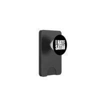 I Hate Satan Bold Quote Funny Christian Faith Statement PopSockets PopWallet für MagSafe