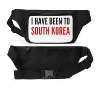 I Have Been to South Korea Unisex Hüfttasche Schwarz