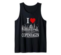 I Heart Copenhagen I Love Copenhagen Souvenir Tank Top