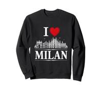 I Heart Milan I Love Milan Souvenir Sweatshirt
