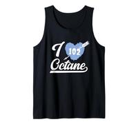 I Love 102 Octane Fuel Derby Autoteile Lover Mécanique Tuner Tank Top