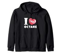 I Love 102 Octane Fuel Derby Autoteile Lover Mechaniker Tuner Kapuzenjacke