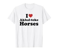 I Love Akhal-Teke Horses T-Shirt