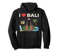 I Love Bali Indonesien Travel Vacation Pullover Hoodie