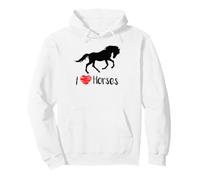 I Love Horses Esquireian Reiten Pullover Hoodie