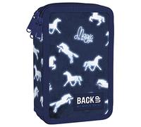 I Love Horses Pferde 3 - Fach Federmappe Federtasche mit 43 Teilen gefüllt Federmäppchen