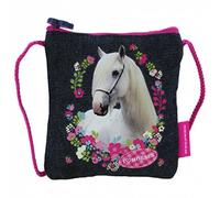 I Love Horses Pferde Pony Brustbeutel Schultertasche Kinder Kindergarten Tasche Geldbeutel