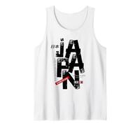 I Love Japan, Retro Vintage Japan Illustration Fashion Tank Top