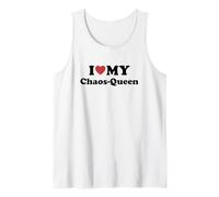 I Love My Chaos-Queen Tank Top