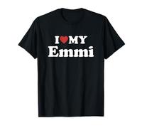 I Love My Emmi Vorname Partner Name Outfit T-Shirt