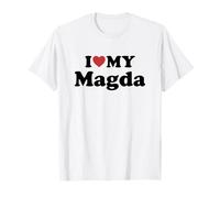 I Love My Magda Vorname Partner Name Outfit T-Shirt