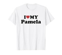 I Love My Pamela Vorname Partner Name Outfit T-Shirt