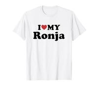 I Love My Ronja Vorname Partner Name Outfit T-Shirt