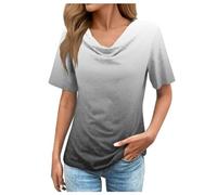 i Love The 80s Shirt Damen Bluse Damen blau weiß gestreift Damen Oberteile sexy xs Lange Tunika Damen XXL Plus Size Damen Oberteil Ausschnitt Festliche Tops Damen Blazer 3/4 arm Damen