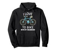 I Love to Bike with My Grandkids Geschenk für Großeltern Pullover Hoodie